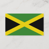 Visitekaartje met vlag van Jamaica (Achterkant)