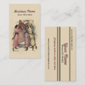 Visitekaartje met  vliegtuig (Voorkant / Achterkant)