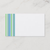 Visitekaartje met waterkleurstrips (Achterkant)