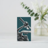 Visitekaartje microscoop (Staand voorkant)