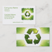 Visitekaartje milieukwesties (Voorkant / Achterkant)