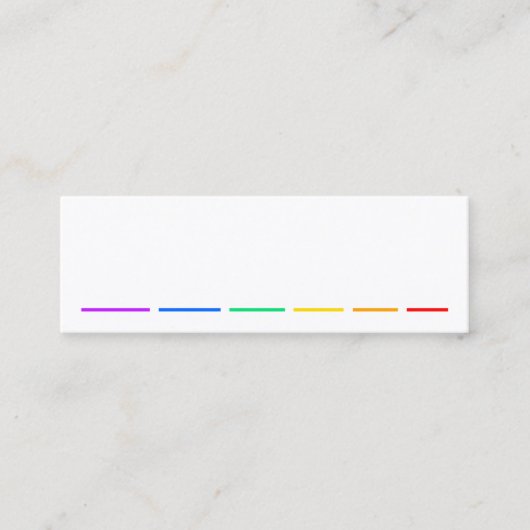 Visitekaartje Minimale verklaring (Voorkant)