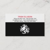 Visitekaartje Minimalistisch aangepaste Sjabloon (Achterkant)