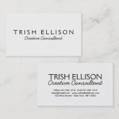 Visitekaartje Minimalistisch aangepaste Sjabloon (Voorkant / Achterkant)