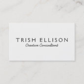 Visitekaartje Minimalistisch aangepaste Sjabloon (Voorkant)