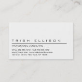 Visitekaartje Minimalistisch aangepaste Sjabloon (Achterkant)