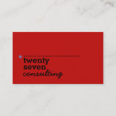 Visitekaartje minimalistisch aangepaste Sjabloon M (Achterkant)