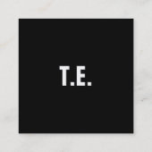 Visitekaartje minimalistische aangepaste Sjabloon (Achterkant)