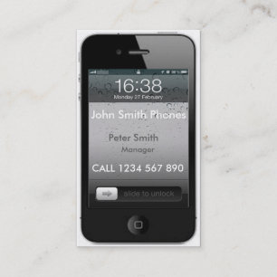 Visitekaartje mobiele telefoon