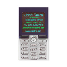 Visitekaartje mobiele telefoon