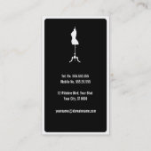 Visitekaartje mode Stijllijst (Achterkant)