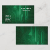 Visitekaartje modern technologiethema (Voorkant / Achterkant)