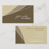 VISITEKAARTJE:: moderne elegantie 5 Visitekaartje (Voorkant / Achterkant)