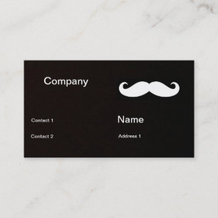 Visitekaartje moet-hebben-Mustache
