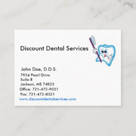 Visitekaartje monster