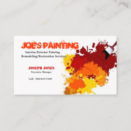 Visitekaartje-monster II tekenen Visitekaartje