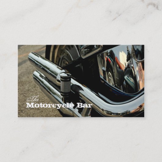 Visitekaartje motorfiets (Voorkant)