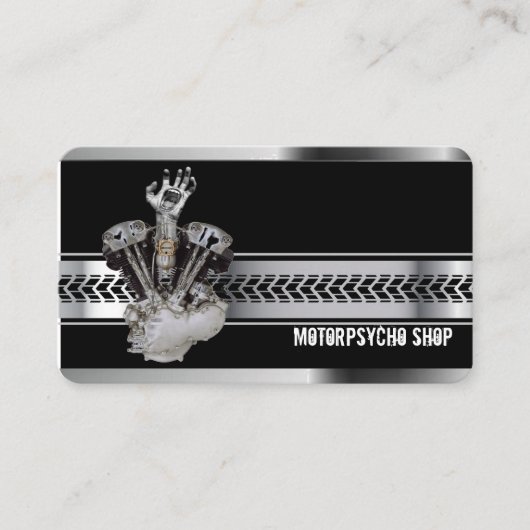 Visitekaartje motorfiets (Voorkant)
