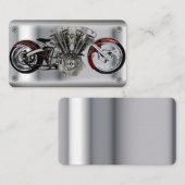 Visitekaartje motorfiets (Voorkant / Achterkant)