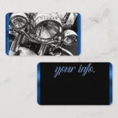Visitekaartje motorfiets (Voorkant / Achterkant)