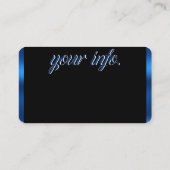 Visitekaartje motorfiets (Achterkant)