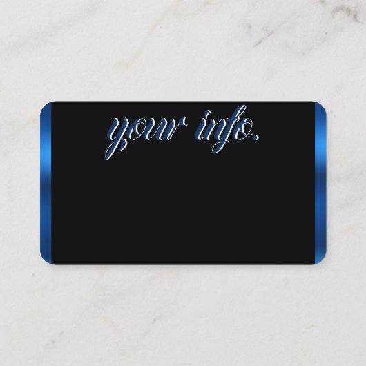 Visitekaartje motorfiets (Achterkant)