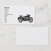 Visitekaartje motorfiets (Voorkant / Achterkant)