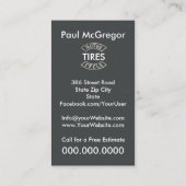 Visitekaartje motorfietsbanden (Achterkant)