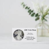 Visitekaartje munten (Staand voorkant)