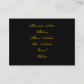Visitekaartje Musicus (Achterkant)