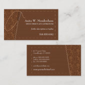 Visitekaartje naaigarens (Voorkant / Achterkant)