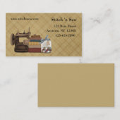 Visitekaartje naaigartels (Voorkant / Achterkant)