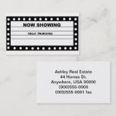 visitekaartje "Nu tonen" (Voorkant / Achterkant)