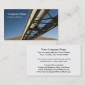 Visitekaartje oliepijpleiding (Voorkant / Achterkant)