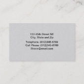 Visitekaartje oliepompeenheid (Achterkant)