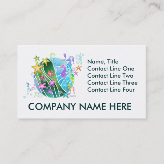 visitekaartje - onder de Pop van de Zee (Voorkant)