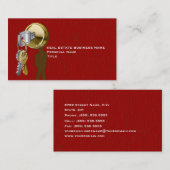 Visitekaartje onroerend goed (Voorkant / Achterkant)