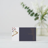 Visitekaartje onroerend goed (Staand voorkant)