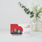 Visitekaartje onroerend goed (Staand voorkant)