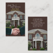 Visitekaartje onroerend goed (Voorkant / Achterkant)