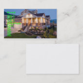 Visitekaartje onroerend goed (Voorkant / Achterkant)