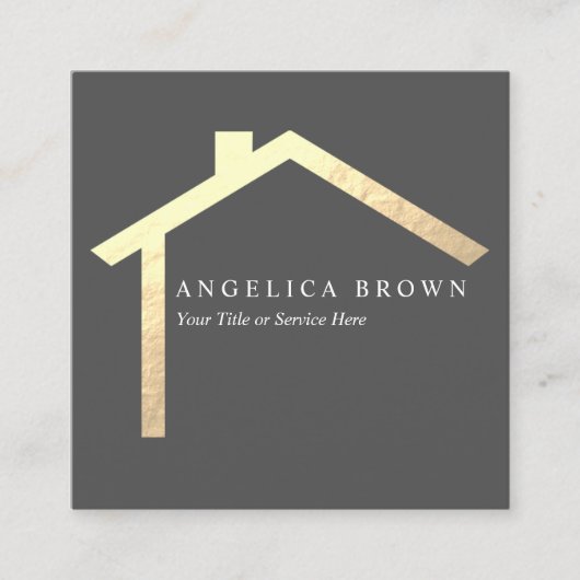 Visitekaartje onroerend goed (Voorkant)