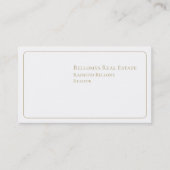 Visitekaartje onroerend goed (Voorkant)