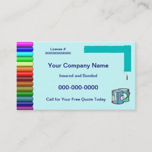 Visitekaartje ontwerp/schilder