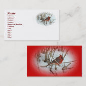 Visitekaartje oostelijk kardinaal Songbird (Voorkant / Achterkant)