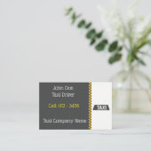 Visitekaartje op basis van taxi's (Staand voorkant)