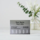 visitekaartje op een Chef's Knife (Staand voorkant)