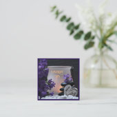 Visitekaartje op het lavender Spa Square (Staand voorkant)