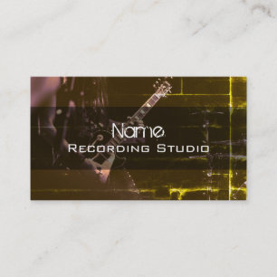 Visitekaartje Opname Studio