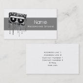 Visitekaartje Opname Studio (Voorkant / Achterkant)